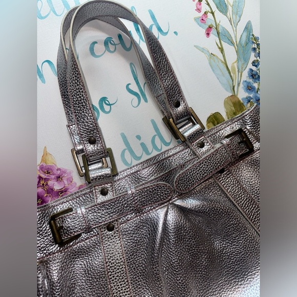 Mulberry Metallic Silver Jacquetta Bag - Picture 8 of 15